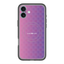 スリムプロテクションプレミアムケース with MagSafe［ CASEPLAY Check - Purple ］