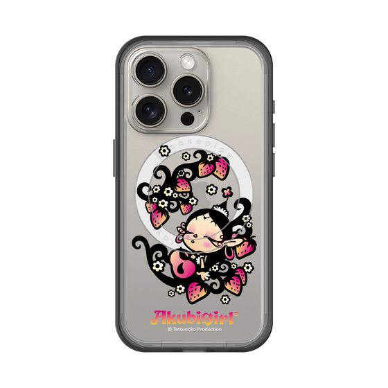 スリムプロテクションプレミアムケース with MagSafe［ アクビガール - ストロベリー ］