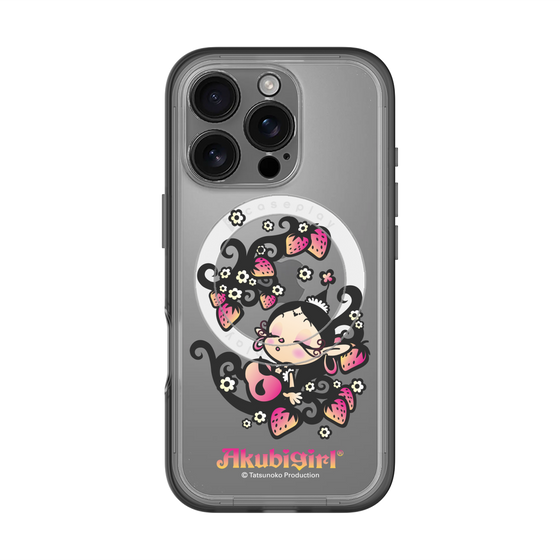 スリムプロテクションプレミアムケース with MagSafe［ アクビガール - ストロベリー ］
