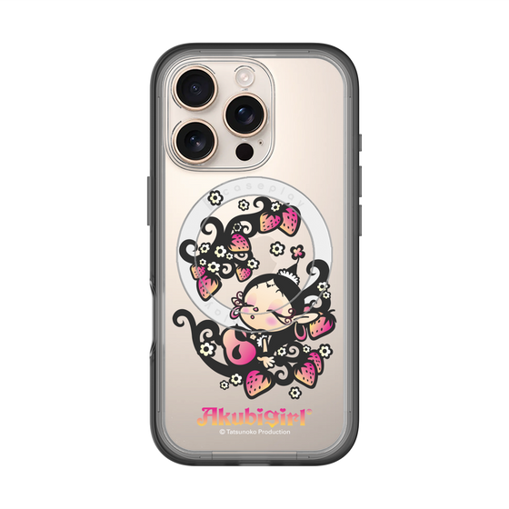 スリムプロテクションプレミアムケース with MagSafe［ アクビガール - ストロベリー ］