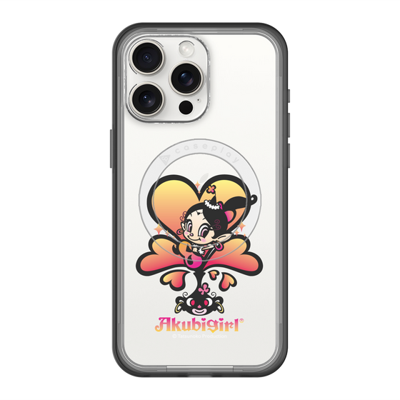 スリムプロテクションプレミアムケース with MagSafe［ アクビガール - ハート ］