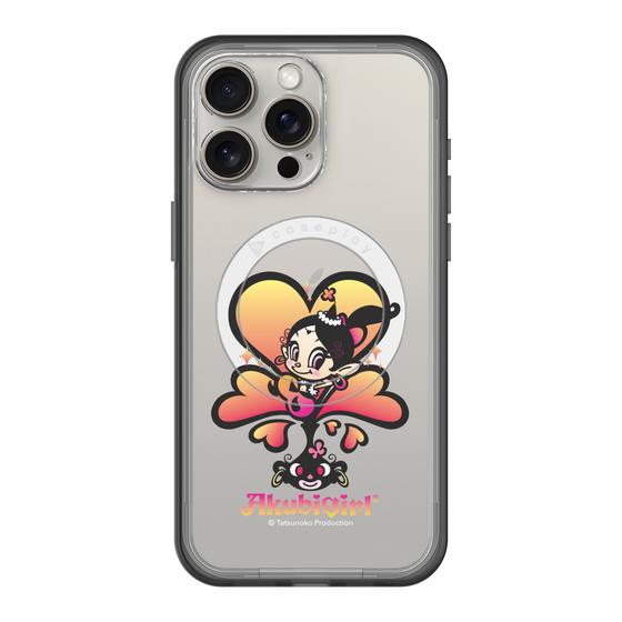 スリムプロテクションプレミアムケース with MagSafe［ アクビガール - ハート ］