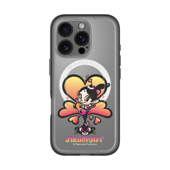 スリムプロテクションプレミアムケース with MagSafe［ アクビガール - ハート ］