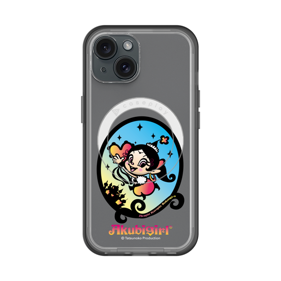 スリムプロテクションプレミアムケース with MagSafe［ アクビガール - オーバル ］