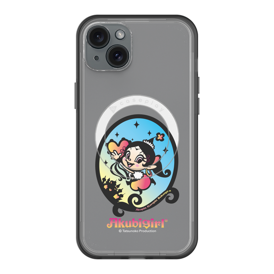 スリムプロテクションプレミアムケース with MagSafe［ アクビガール - オーバル ］
