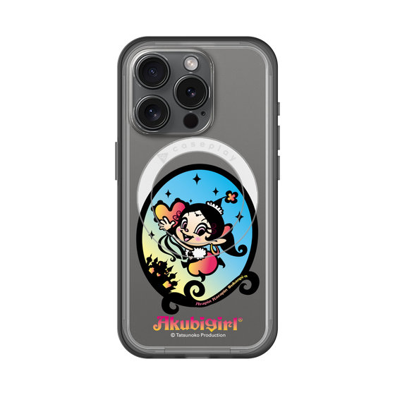 スリムプロテクションプレミアムケース with MagSafe［ アクビガール - オーバル ］