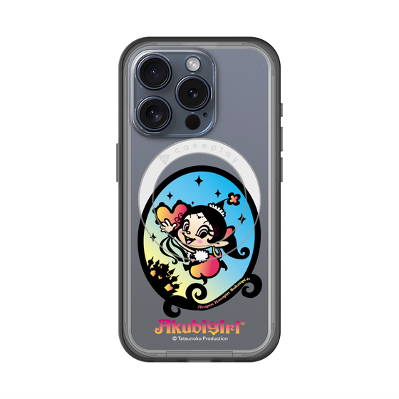 スリムプロテクションプレミアムケース with MagSafe［ アクビガール - オーバル ］