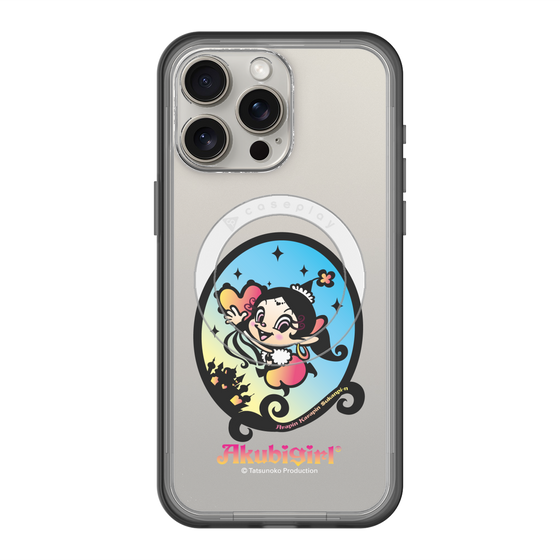 スリムプロテクションプレミアムケース with MagSafe［ アクビガール - オーバル ］