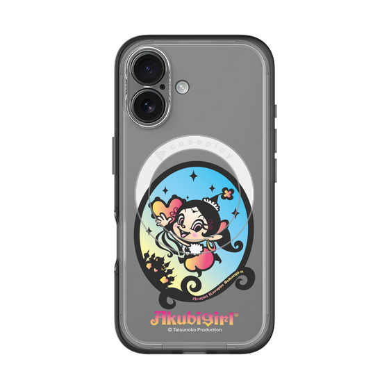 スリムプロテクションプレミアムケース with MagSafe［ アクビガール - オーバル ］