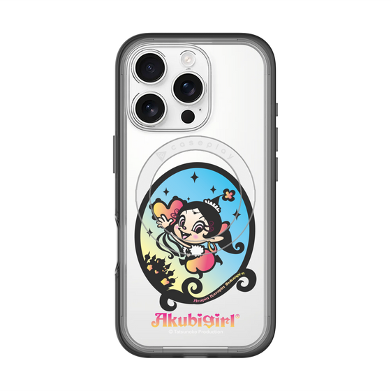スリムプロテクションプレミアムケース with MagSafe［ アクビガール - オーバル ］