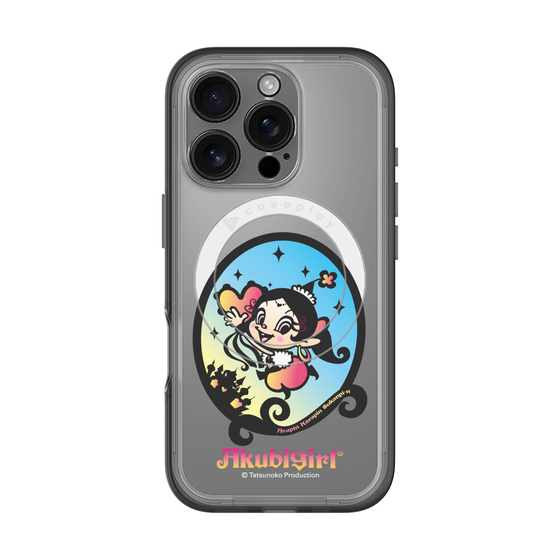 スリムプロテクションプレミアムケース with MagSafe［ アクビガール - オーバル ］