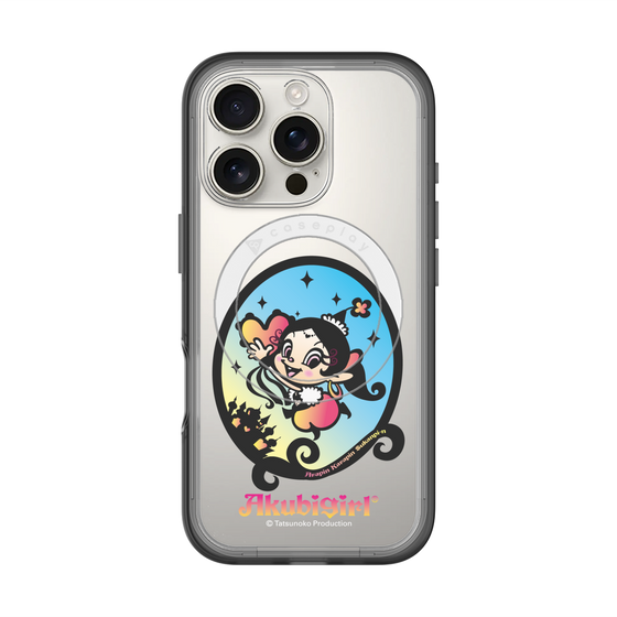 スリムプロテクションプレミアムケース with MagSafe［ アクビガール - オーバル ］