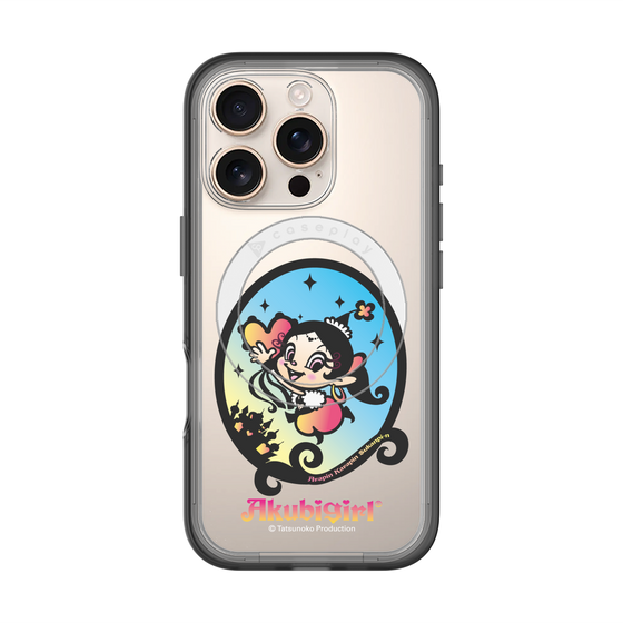 スリムプロテクションプレミアムケース with MagSafe［ アクビガール - オーバル ］