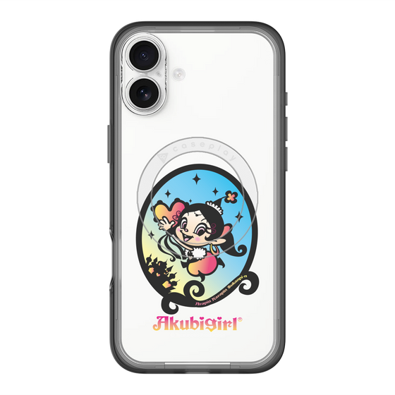 スリムプロテクションプレミアムケース with MagSafe［ アクビガール - オーバル ］