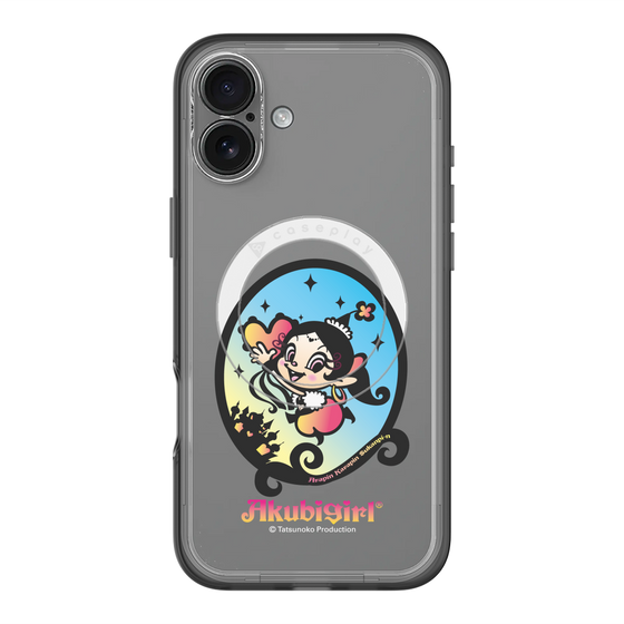 スリムプロテクションプレミアムケース with MagSafe［ アクビガール - オーバル ］