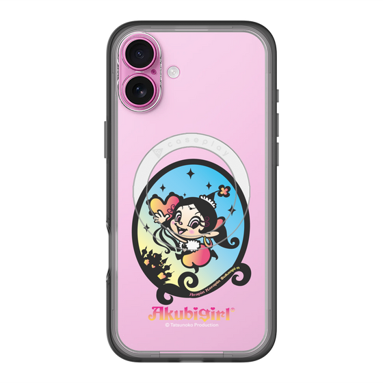 スリムプロテクションプレミアムケース with MagSafe［ アクビガール - オーバル ］