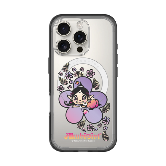 スリムプロテクションプレミアムケース with MagSafe［ アクビガール - フラワー ］