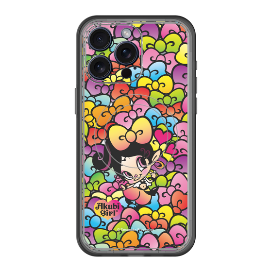 スリムプロテクションプレミアムケース with MagSafe［ アクビガール - リボン ］