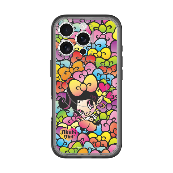 スリムプロテクションプレミアムケース with MagSafe［ アクビガール - リボン ］
