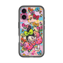 スリムプロテクションプレミアムケース with MagSafe［ アクビガール - フラワーリボン ］