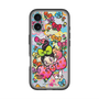 スリムプロテクションプレミアムケース with MagSafe［ アクビガール - フラワーリボン ］