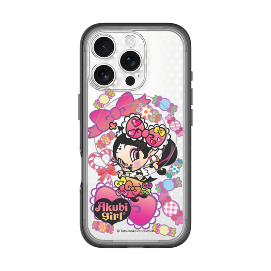 スリムプロテクションプレミアムケース with MagSafe［ アクビガール - キャンディーリボン ］