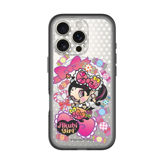 スリムプロテクションプレミアムケース with MagSafe［ アクビガール - キャンディーリボン ］