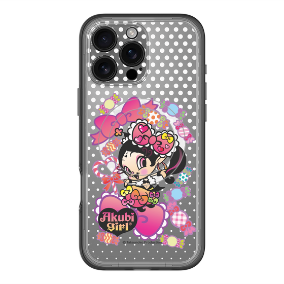 スリムプロテクションプレミアムケース with MagSafe［ アクビガール - キャンディーリボン ］