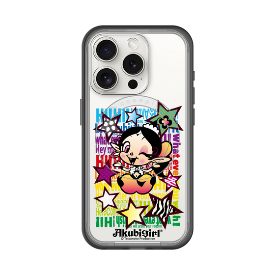 スリムプロテクションプレミアムケース with MagSafe［ アクビガール - スター ］