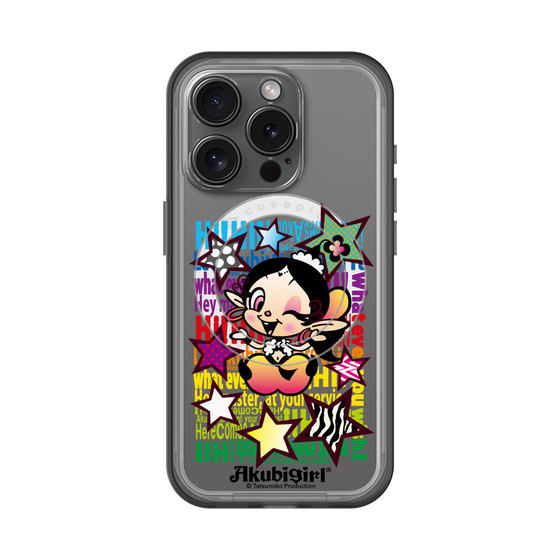 スリムプロテクションプレミアムケース with MagSafe［ アクビガール - スター ］