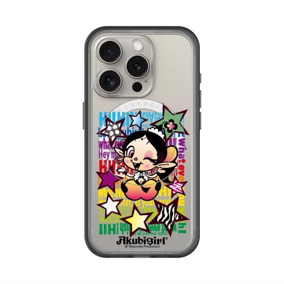 スリムプロテクションプレミアムケース with MagSafe［ アクビガール - スター ］