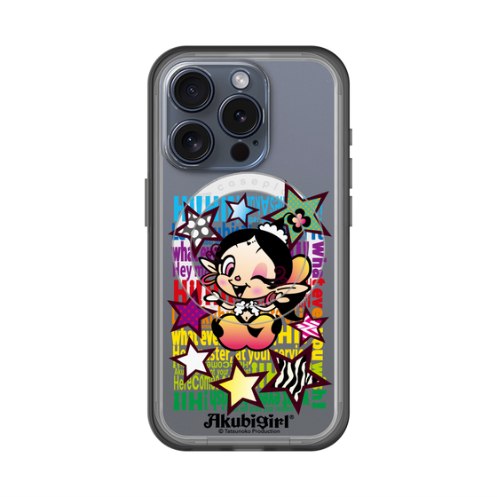 スリムプロテクションプレミアムケース with MagSafe［ アクビガール - スター ］