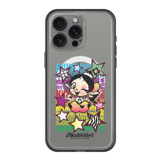 スリムプロテクションプレミアムケース with MagSafe［ アクビガール - スター ］