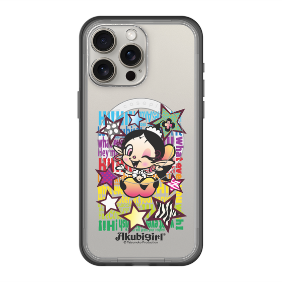 スリムプロテクションプレミアムケース with MagSafe［ アクビガール - スター ］