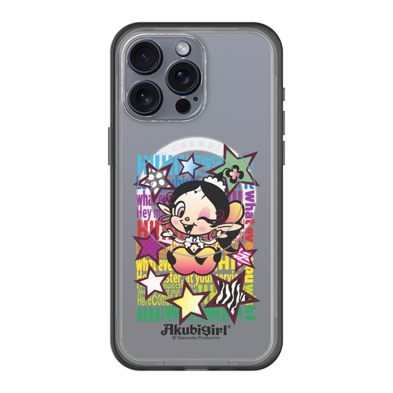 スリムプロテクションプレミアムケース with MagSafe［ アクビガール - スター ］