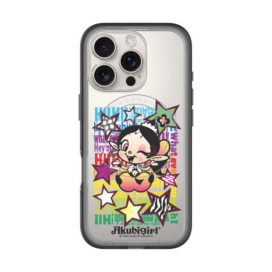 スリムプロテクションプレミアムケース with MagSafe［ アクビガール - スター ］