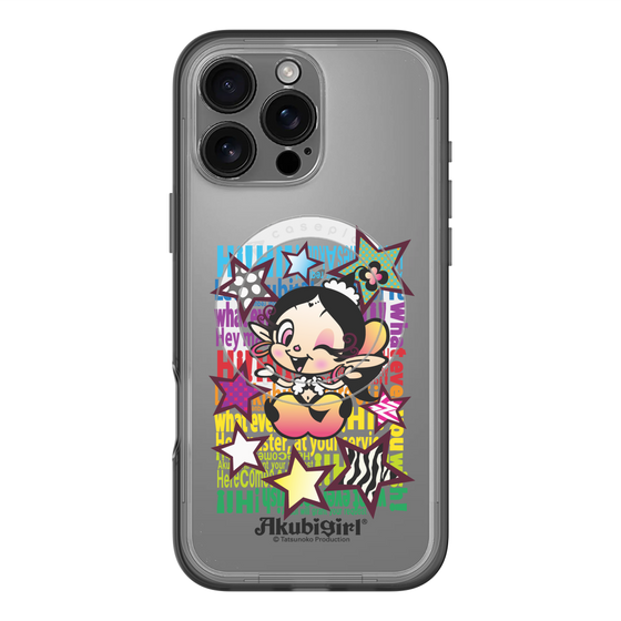 スリムプロテクションプレミアムケース with MagSafe［ アクビガール - スター ］