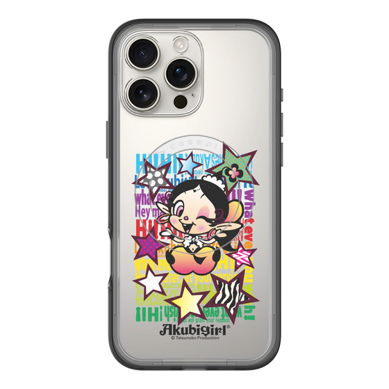 スリムプロテクションプレミアムケース with MagSafe［ アクビガール - スター ］