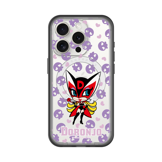 スリムプロテクションプレミアムケース with MagSafe［ ドロンジョ - ミニキャラ - Purple ］