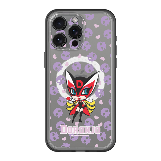 スリムプロテクションプレミアムケース with MagSafe［ ドロンジョ - ミニキャラ - Purple ］