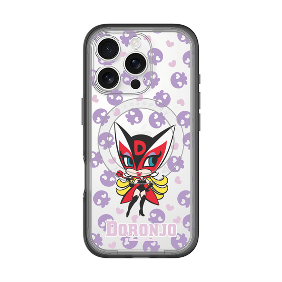 スリムプロテクションプレミアムケース with MagSafe［ ドロンジョ - ミニキャラ - Purple ］