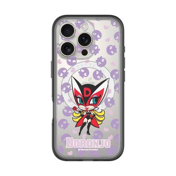 スリムプロテクションプレミアムケース with MagSafe［ ドロンジョ - ミニキャラ - Purple ］