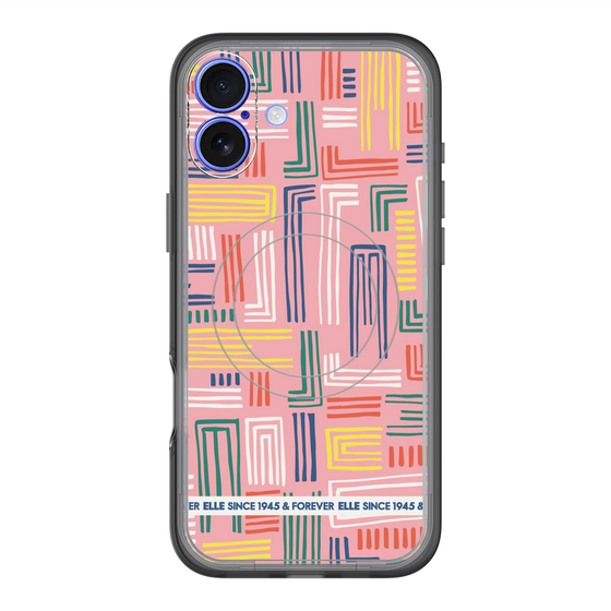 スリムプロテクションプレミアムケース with MagSafe［ ELLE - カラフル ］