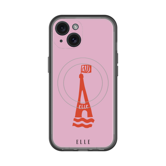 スリムプロテクションプレミアムケース with MagSafe［ ELLE - PARIS ］