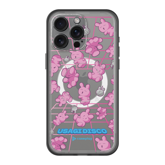 スリムプロテクションプレミアムケース with MagSafe［ オリジナル - うさぎディスコ ］