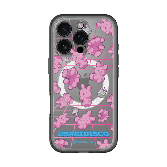 スリムプロテクションプレミアムケース with MagSafe［ オリジナル - うさぎディスコ ］