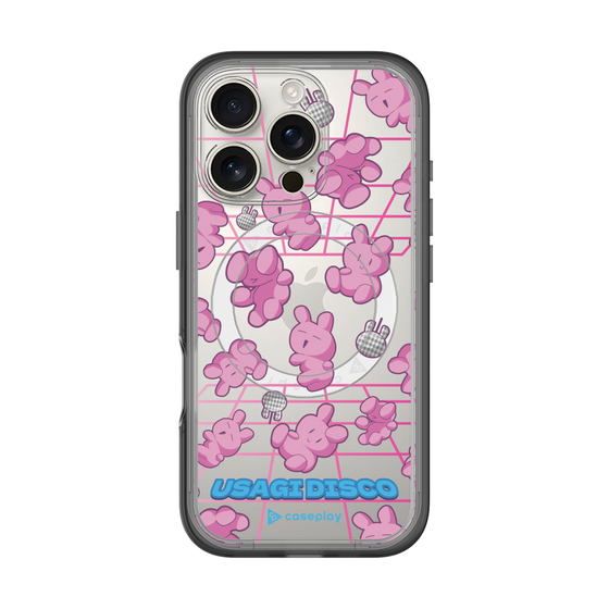 スリムプロテクションプレミアムケース with MagSafe［ オリジナル - うさぎディスコ ］