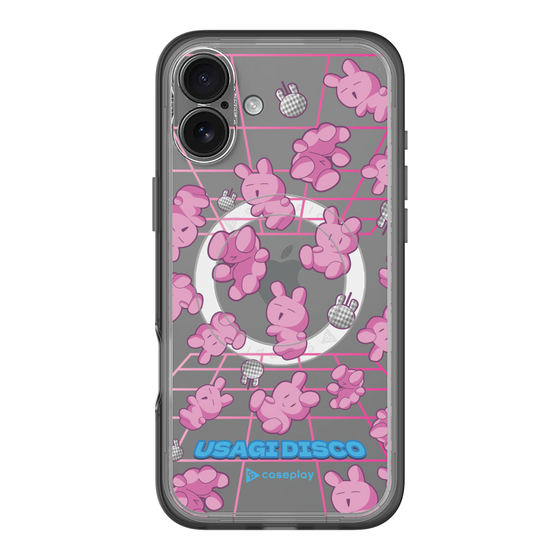 スリムプロテクションプレミアムケース with MagSafe［ オリジナル - うさぎディスコ ］