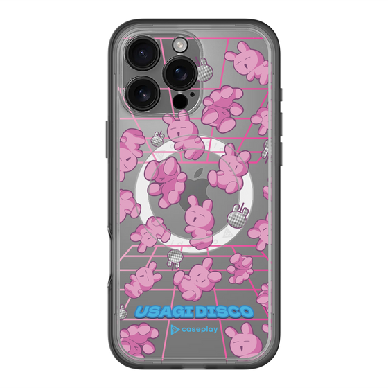 スリムプロテクションプレミアムケース with MagSafe［ オリジナル - うさぎディスコ ］