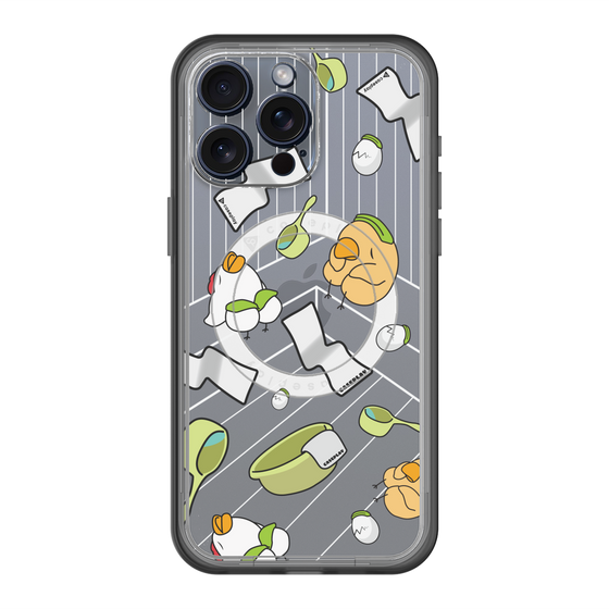 スリムプロテクションプレミアムケース with MagSafe［ オリジナル - とりサウナ ］